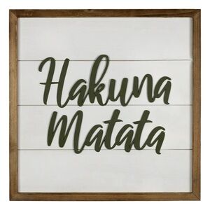 Hakuna Matata Wall Decor